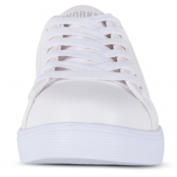 Zapatillas deportivas de microfibra P4003 Blanco workteam 3