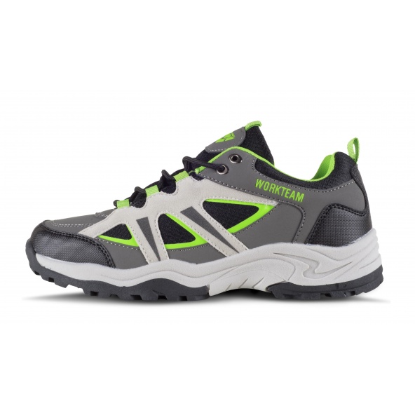 Comprar Zapatillas para trecking P4010 Gris+Negro+Verde Fluor workteam 1