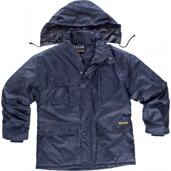 Comprar Parka impermeable con capucha S1000 Marino workteam delante