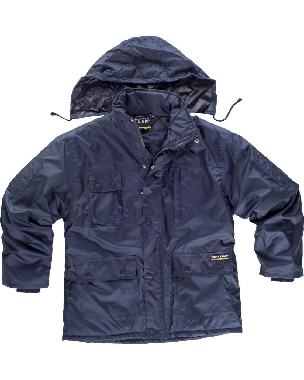 Comprar Parka impermeable con capucha S1000 Marino workteam delante