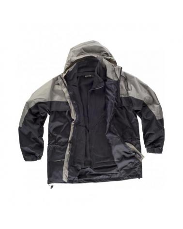 Parka + forro polar 2 en 1 S1100 Negro+Beige workteam 2