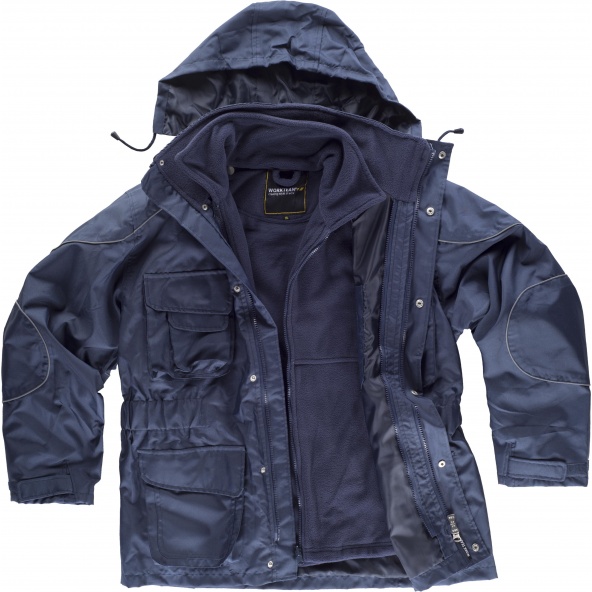 Parka + forro plar 2 en 1 S1130 Marino workteam 2