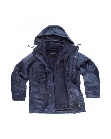 Parka + forro plar 2 en 1 S1130 Marino workteam 2