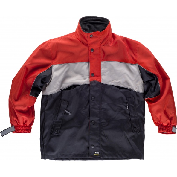 Comprar Parka + forro polar 2 en 1 S1140 Rojo+Gris+Negro workteam 1