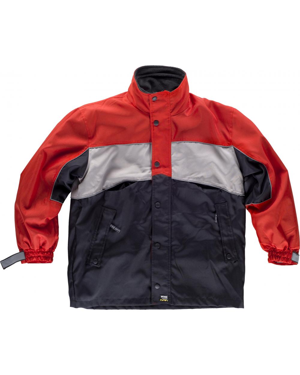 Comprar Parka + forro polar 2 en 1 S1140 Rojo+Gris+Negro workteam 1