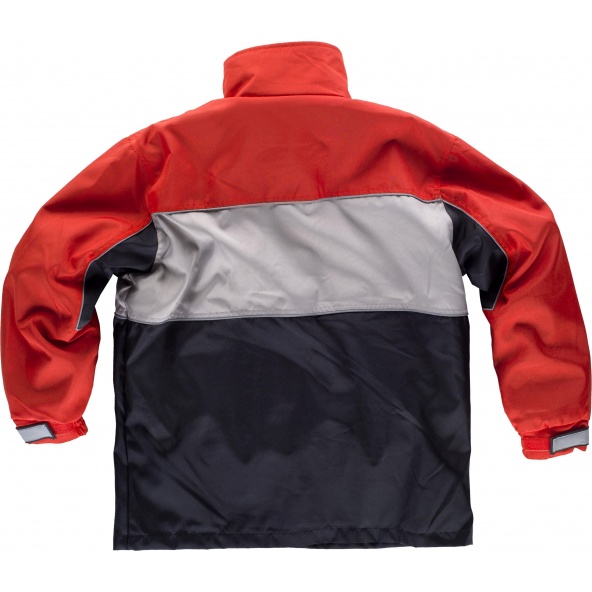 Parka + forro polar 2 en 1 S1140 Rojo+Gris+Negro workteam 6 barato