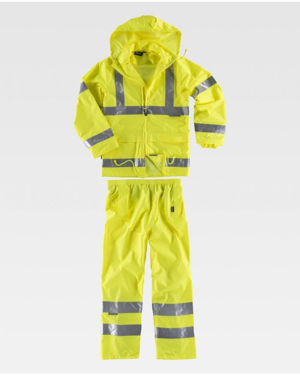 Comprar Traje de agua impermeable certificado S2010 Amarillo workteam barato