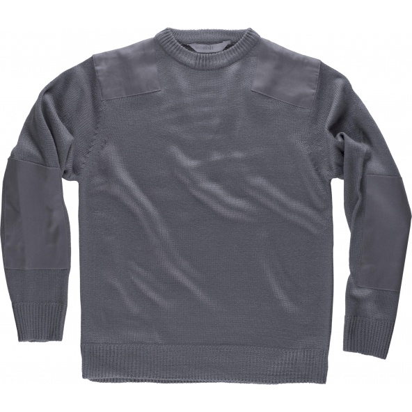 Comprar Jersey de punto grueso S5500 Gris workteam delante