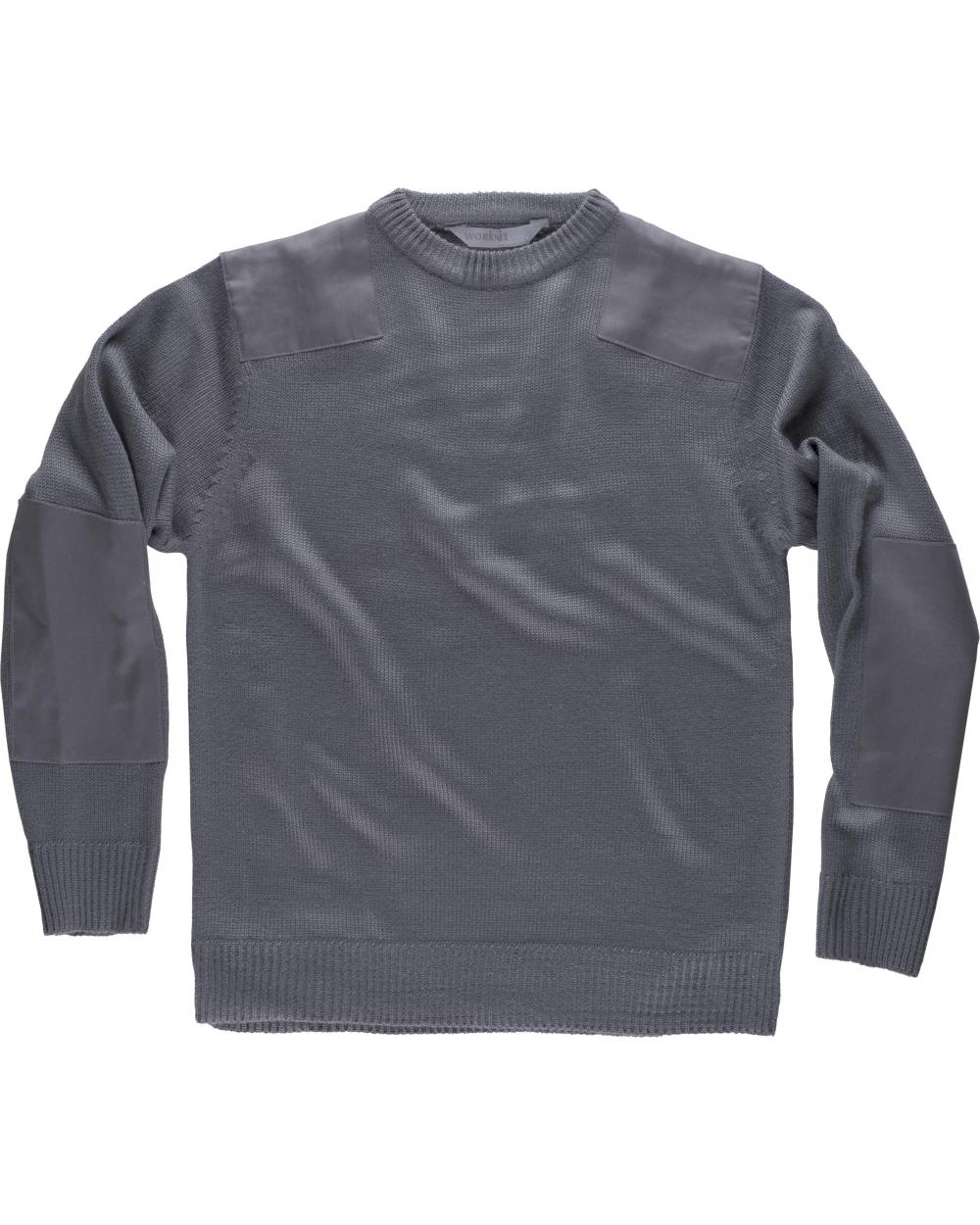 Comprar Jersey de punto grueso S5500 Gris workteam delante