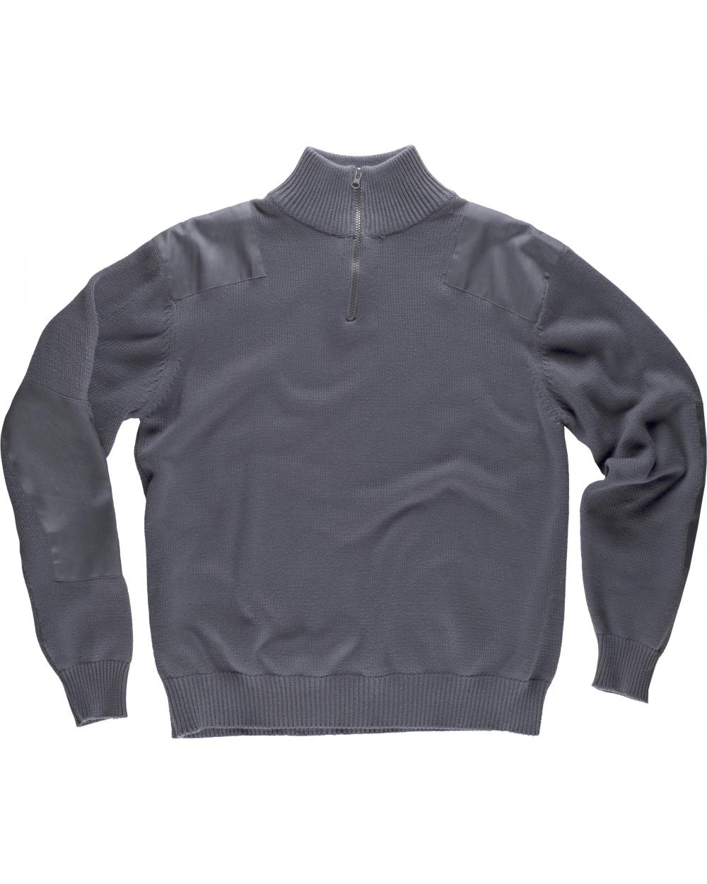 Comprar Jersey de punto grueso S5501 Gris workteam delante