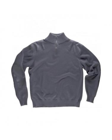 Comprar Jersey de punto grueso S5501 Gris workteam delante