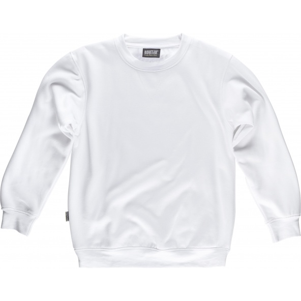 Comprar Sudadera clasica S5505 Blanco workteam delante