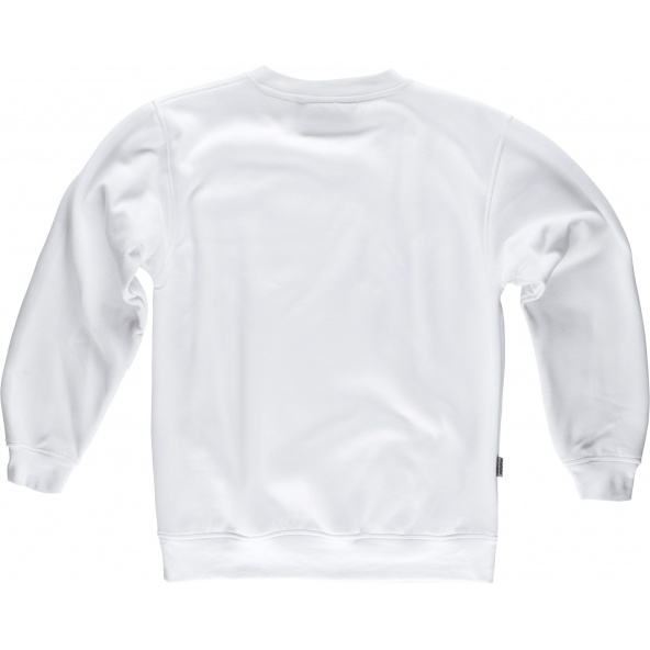 Sudadera clasica S5505 Blanco workteam atrás barato