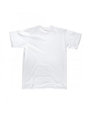 Camiseta blanca de algodon S6601 Blanco workteam atrás barato