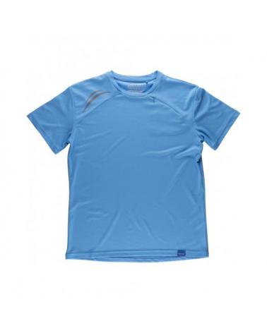 Comprar Camiseta tecnica S6611 Celeste workteam delante