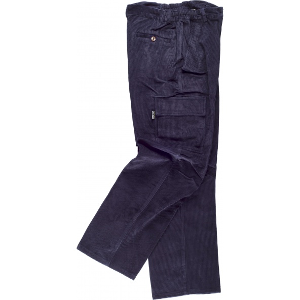 Comprar Pantalon de pana S7014 Marino workteam barato