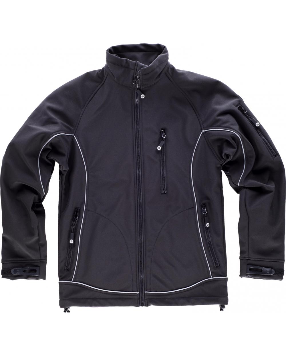 Comprar Workshell con membrana cortavientos S9060 Negro workteam delante