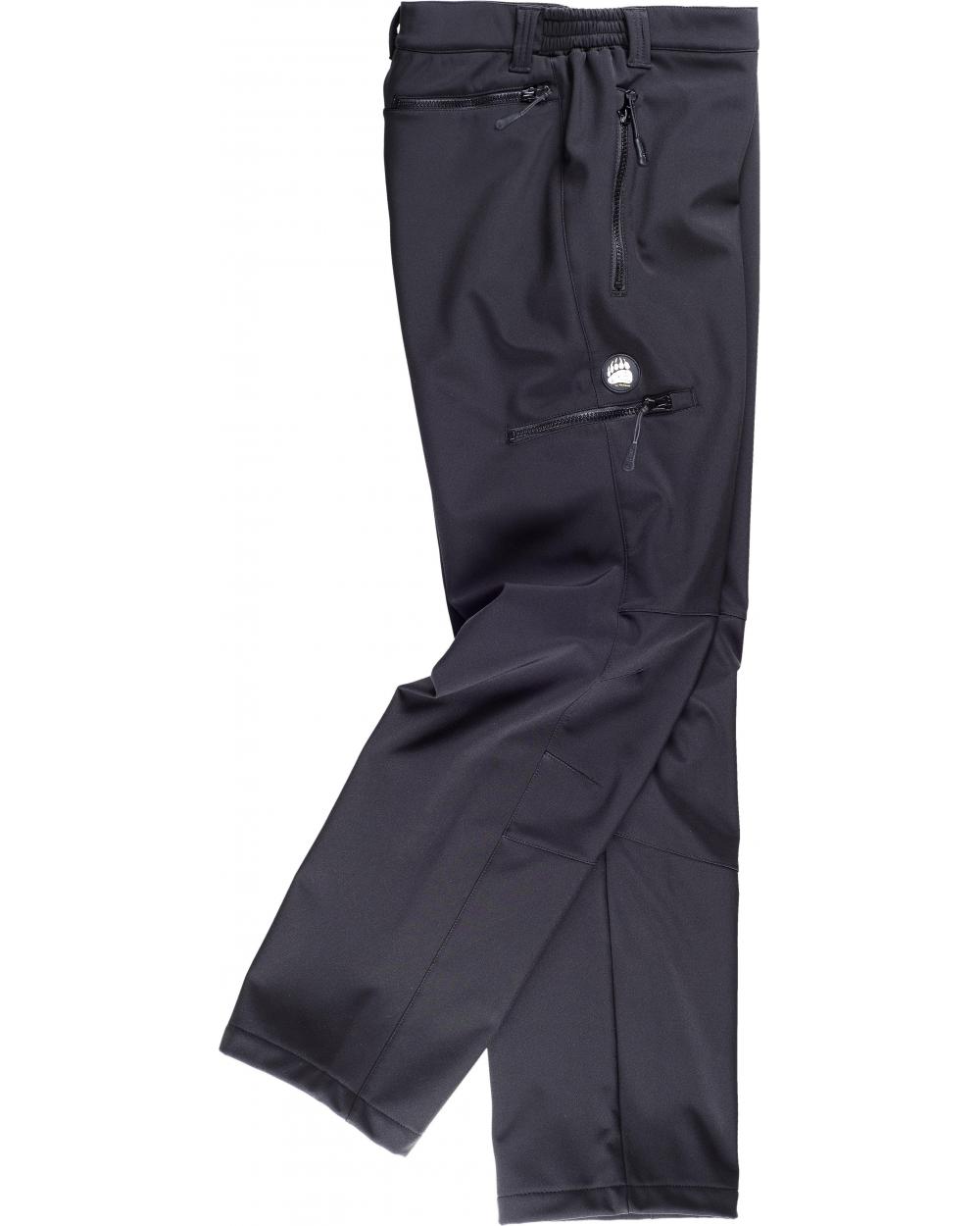 Comprar Pantalon Workshell diseño 'Slim Fit' S9830 Negro workteam barato