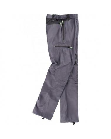 Comprar Pantalon con tejido viscosa S9880 Gris+Negro workteam barato