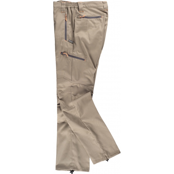 Comprar Pantalon con tejido viscosa S9885 Beige workteam barato