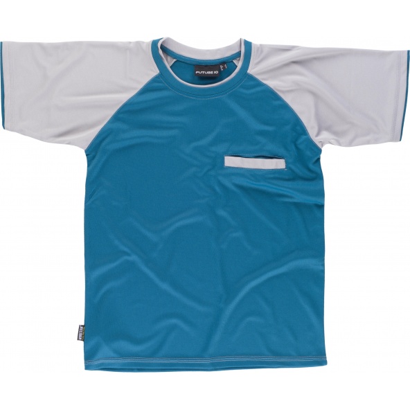 Comprar Camiseta combinada WF1016 Azafata+Gris Claro workteam delante