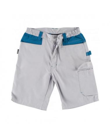 Comprar Bermuda combinada WF1017 Gris Claro+Azafata workteam delante