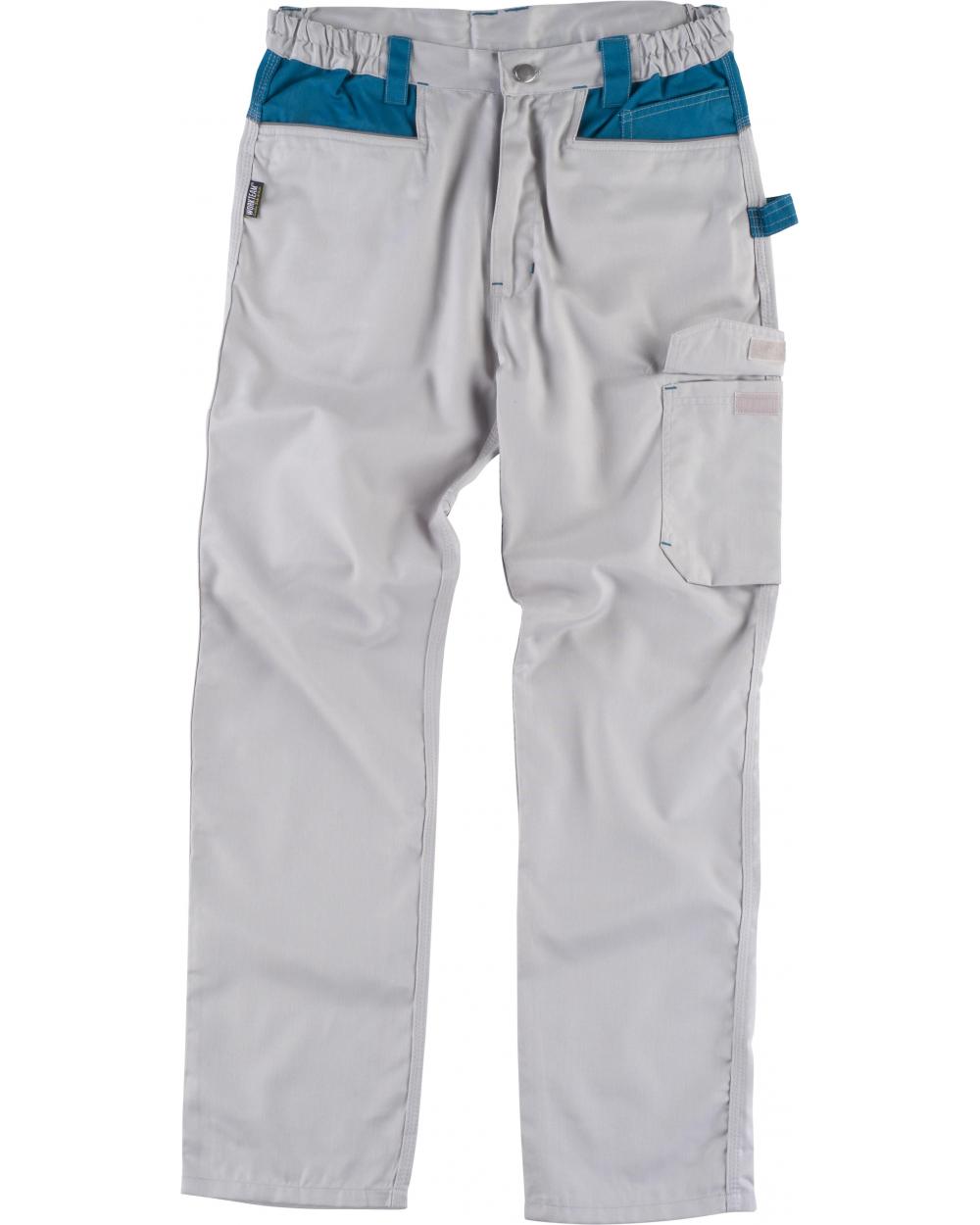 Comprar Pantalon combinado con refuerzos WF1050 Gris Claro+Azafata workteam delante