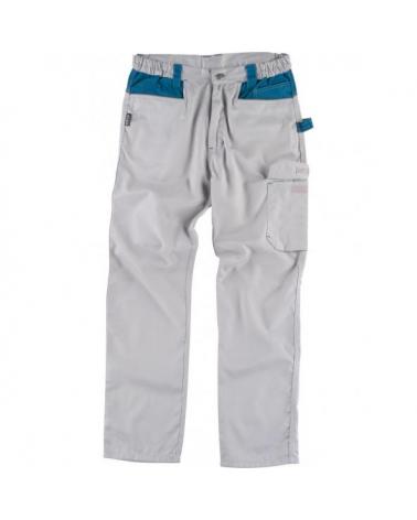 Comprar Pantalon combinado con refuerzos WF1050 Gris Claro+Azafata workteam delante