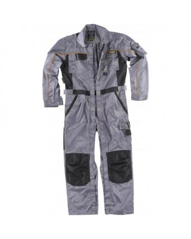 Comprar Buzo antimanchas WF1900 Gris+Negro workteam delante