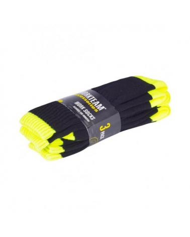 Comprar Calcetines de trabajo - pack de 3 pares WFA021 Negro+Amarillo AV workteam barato