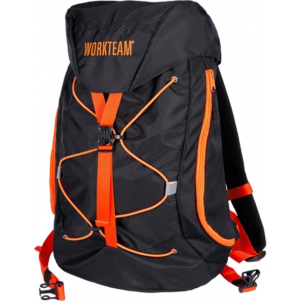 Comprar Mochila Alta Visibilidad 32L WFA402 Negro+Naranja AV workteam barato