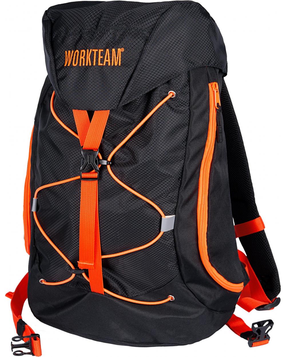 Comprar Mochila Alta Visibilidad 32L WFA402 Negro+Naranja AV workteam barato