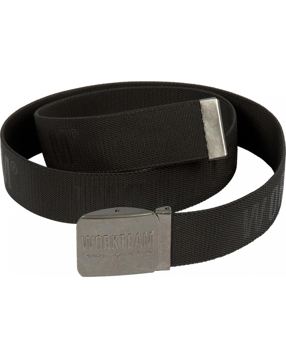 Comprar Cinturon elastico con hebilla automatica WFA501 Negro workteam barato