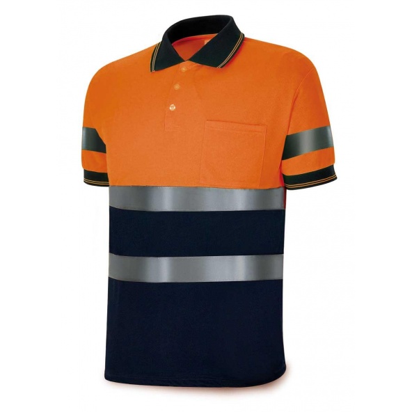 Comprar Polo Alta Visibilidad Azul Marino/Naranja Fluo 1288-Polfn/A barato