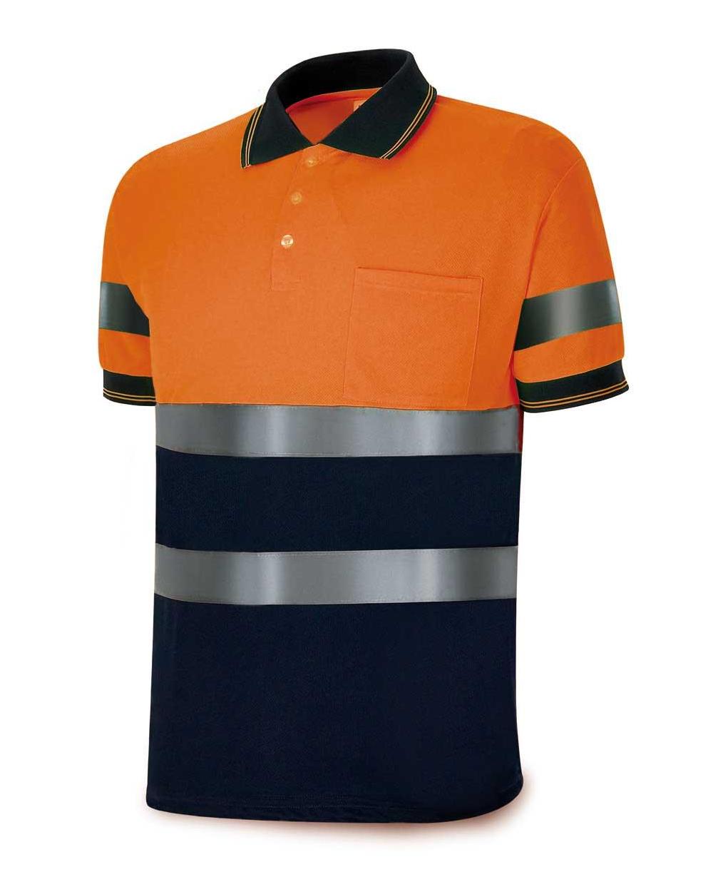 Comprar Polo Alta Visibilidad Azul Marino/Naranja Fluo 1288-Polfn/A barato