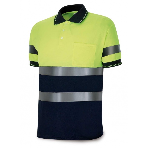 Comprar Polo Alta Visibilidad Azul Marino/Amarillo Fluor 1288-Polfy/A barato