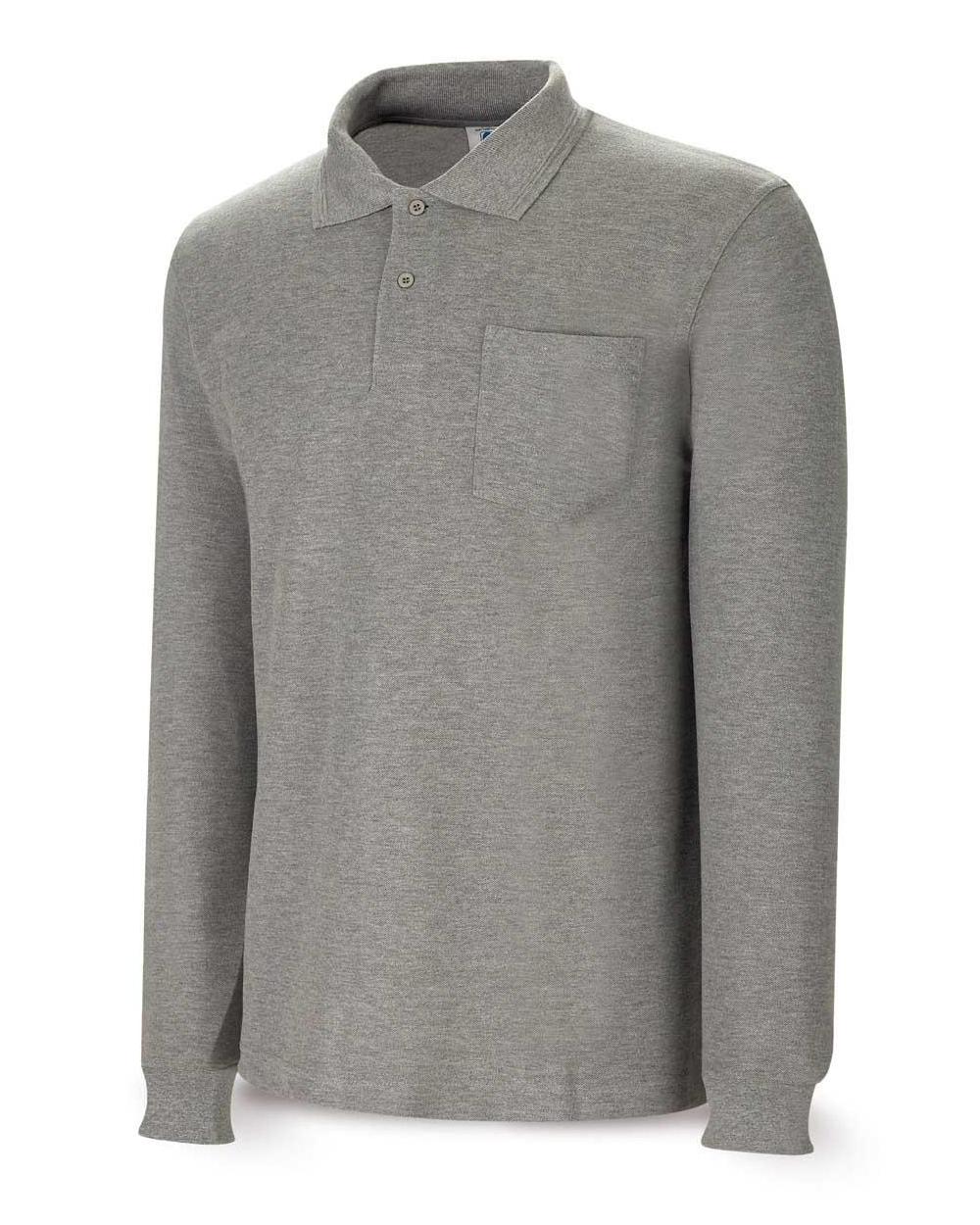 Comprar Polo Algodón Manga Larga Gris 1288-Polgml barato