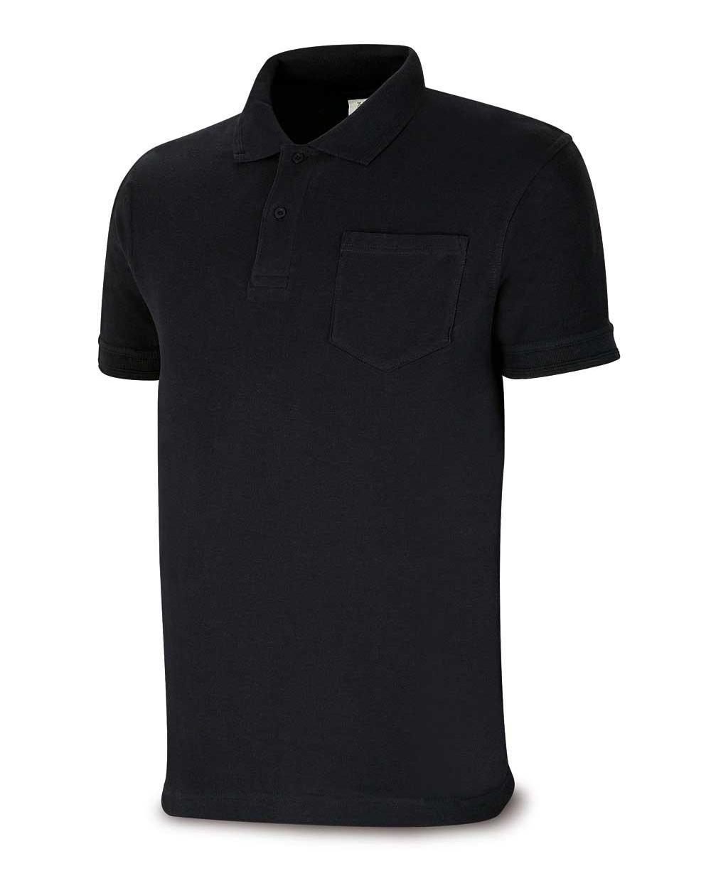 Comprar Polo Algodón Negro 1288-Poln barato