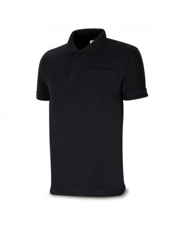 Comprar Polo Algodón Negro 1288-Poln barato