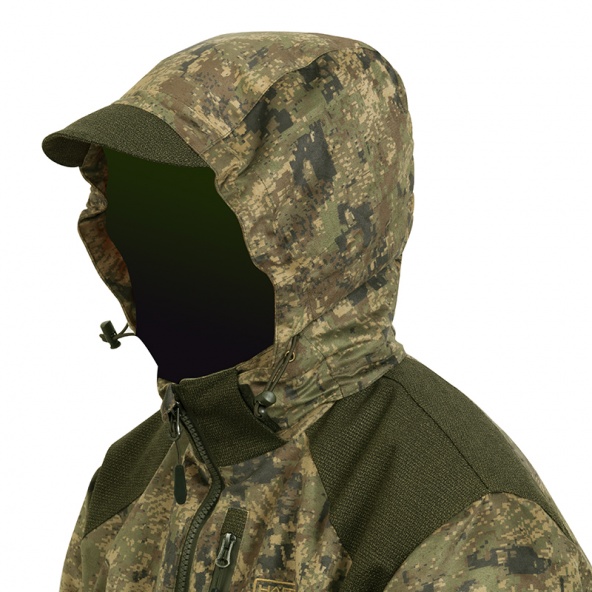 Chaqueta de camuflaje ART SKADE-J detalle gorro