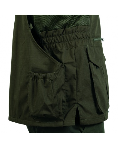 chaleco para cazar con morral Hart Maqueda-V verde