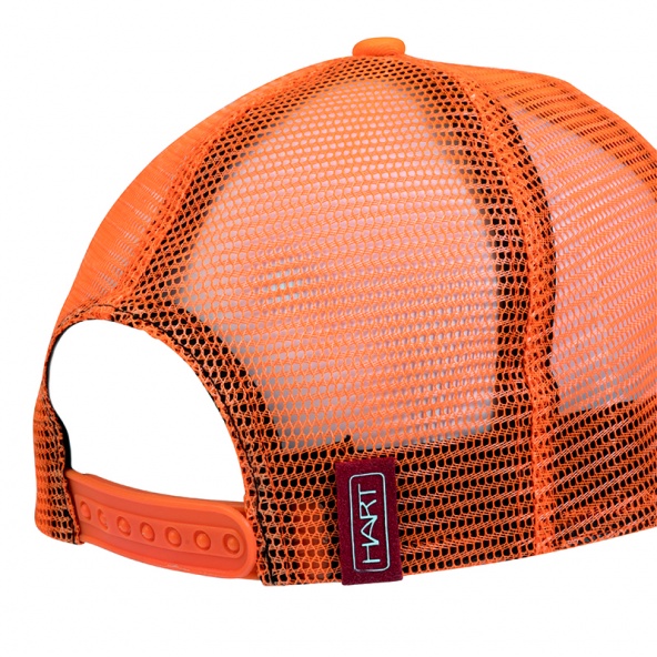 Gorra naranja de caza Hart Mesh-C Blaze con rejilla para verano