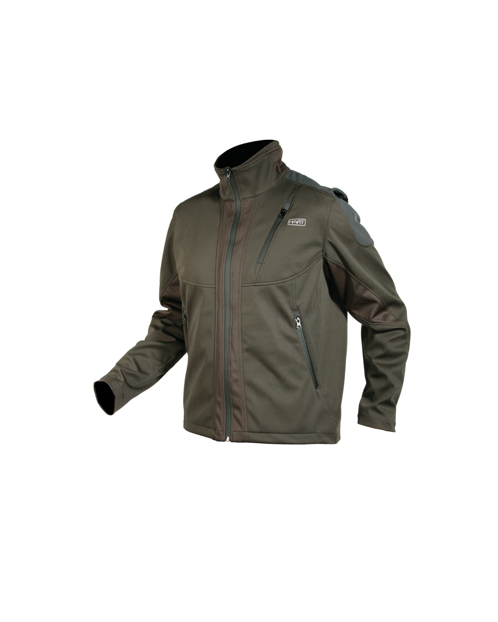 chaqueta soft shell Hart Lanbro-S verde