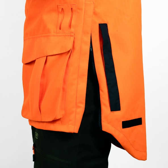 chaqueta naranja de cazador HART KERNIG TECH-J Mujer detalle inferior