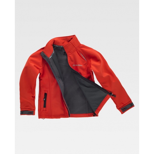 Roc Neige RN3010001 chaqueta de invierno para niño color roja