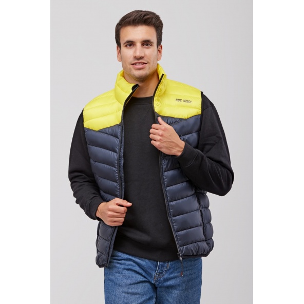 Roc Neige RÜF 12104102 chaleco relleno color amarilo y negro