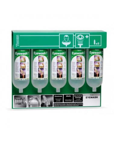 Comprar Estacion 5 Botellas Lavaojos 1L 2388-L124 barato