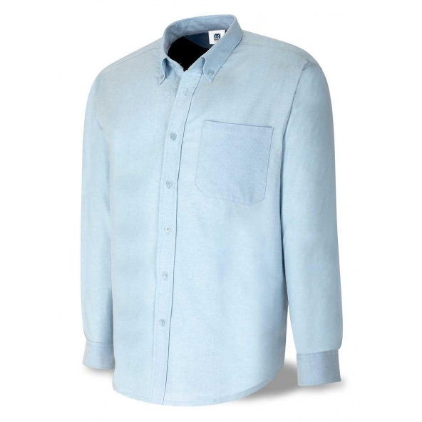 Comprar Camisa Algodón Oxford Azul 388-Coml barato