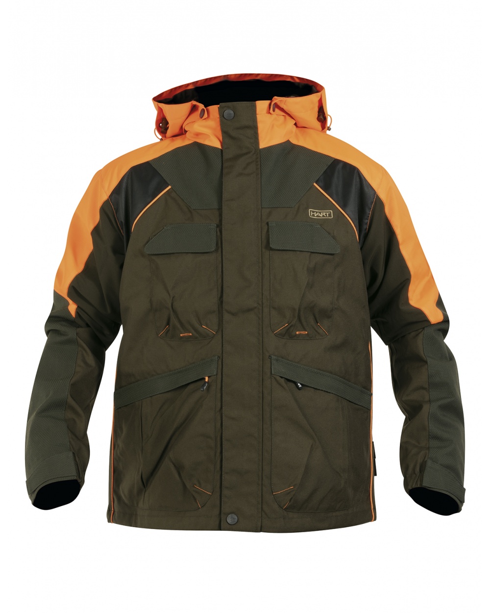 Chaqueta de caza Naranja AltaVisibilidad - Antiespinos Impermeable