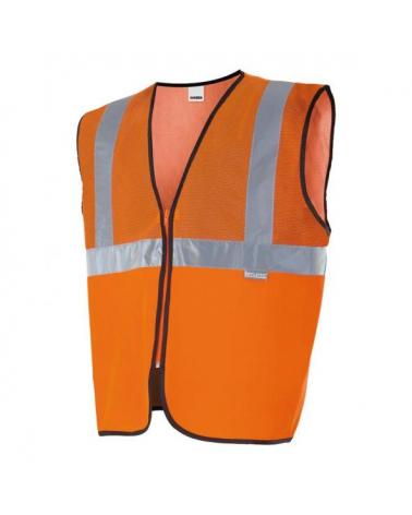 Comprar Chaleco con tejido de rejilla alta visibilidad serie 146 online barato Naranja Fluor